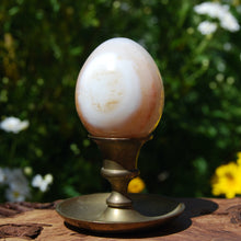 Load image into Gallery viewer, Sulemani Agate Crystal Egg, Eye of Shiva, Banded Bullseye Agate
