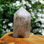 Lodolite Garden Quartz Crystal Tower, Landscape Quartz