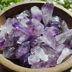 Amethyst Quartz Crystal Points, Raw Amethyst 