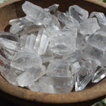 Raw Clear Quartz Crystal Points Brazil