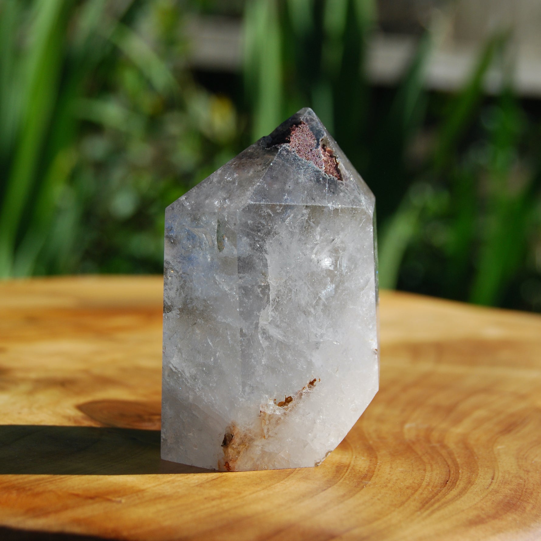 Scenic Lodolite Crystal Tower Garden Quartz