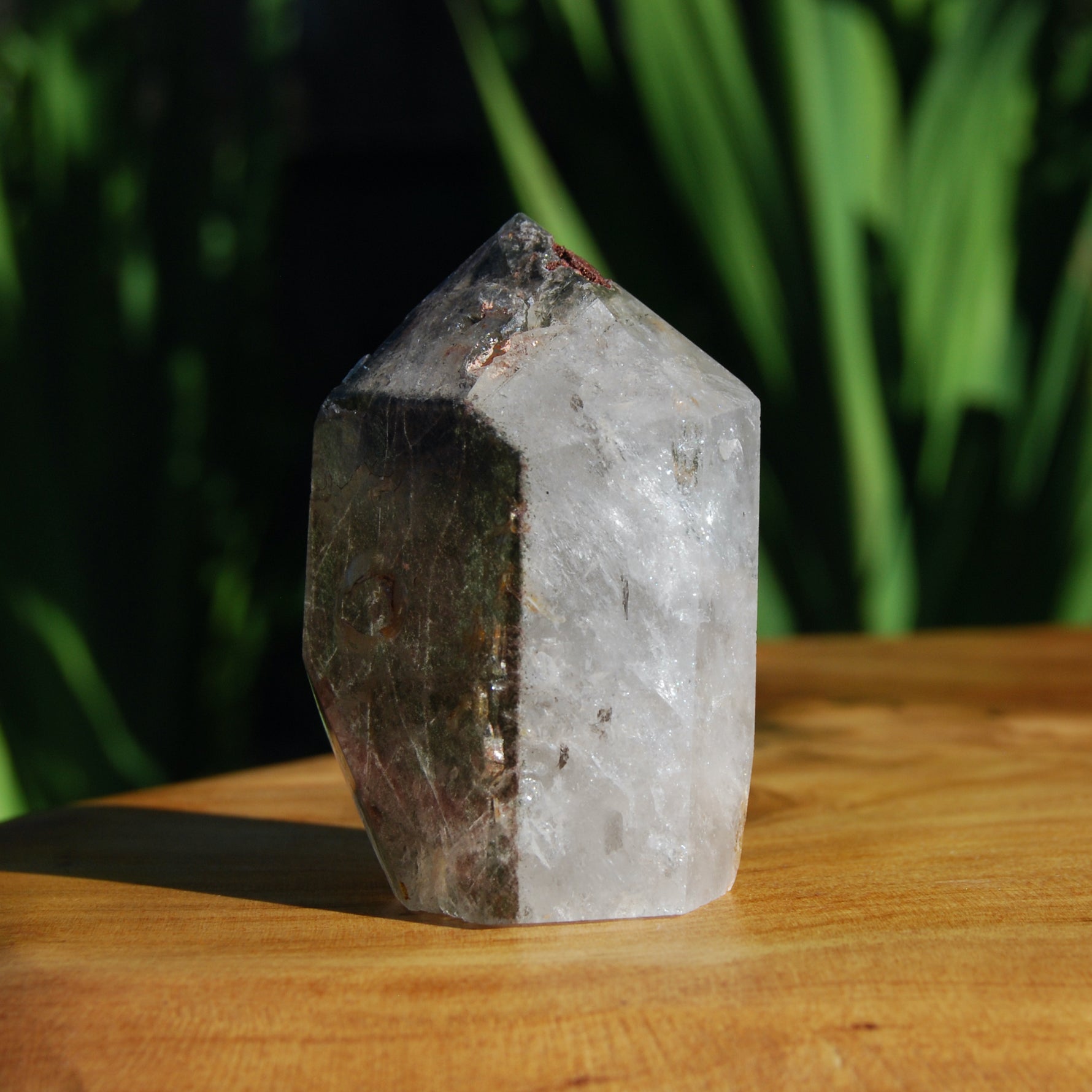Scenic Lodolite Crystal Tower Garden Quartz