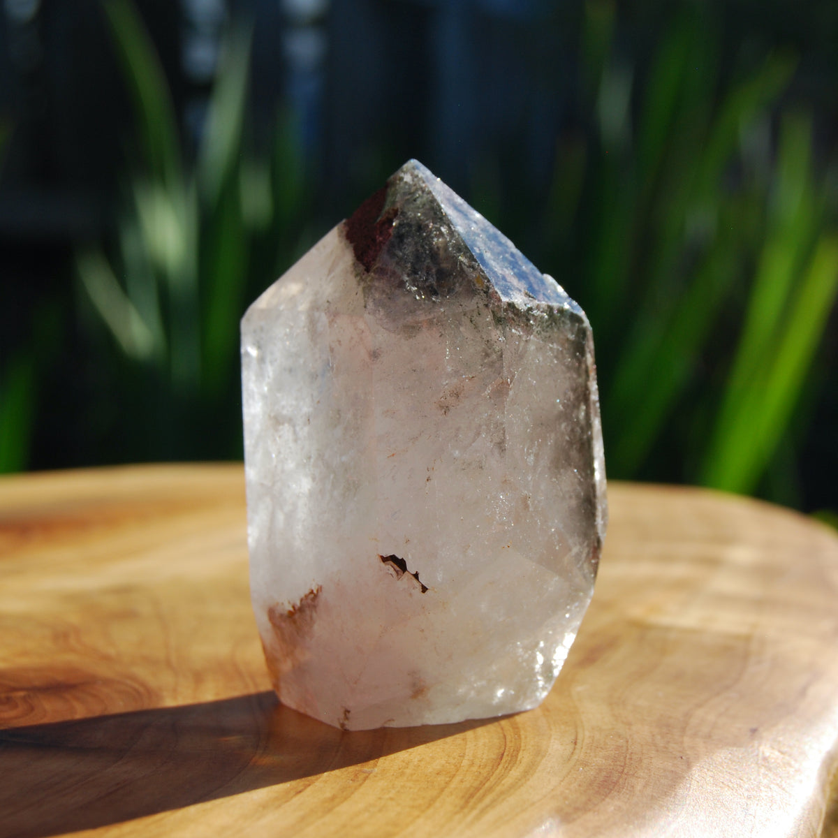 Scenic Lodolite Crystal Tower Garden Quartz