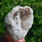 Sagenite Rutile on Quartz Matrix Crystal Specimen