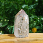 Pink Lithium Quartz Crystal Tower