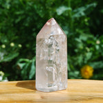 Pink Lithium Quartz Crystal Tower