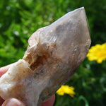 Hematite Phantom Cathedral Quartz Crystal