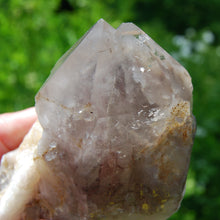 Load image into Gallery viewer, Hematite Phantom Cathedral Quartz Crystal
