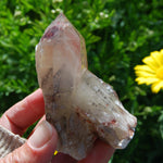 Red Hematite Cathedral Quartz Crystal, Zimbabwe
