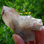 Red Hematite Cathedral Quartz Crystal, Zimbabwe