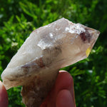 Red Hematite Cathedral Quartz Crystal, Zimbabwe
