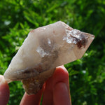Red Hematite Cathedral Quartz Crystal, Zimbabwe