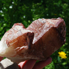 Load image into Gallery viewer, Red Hematite Quartz Crystal Cathedral, Hematoid Quartz, Zimbabwe, Africa
