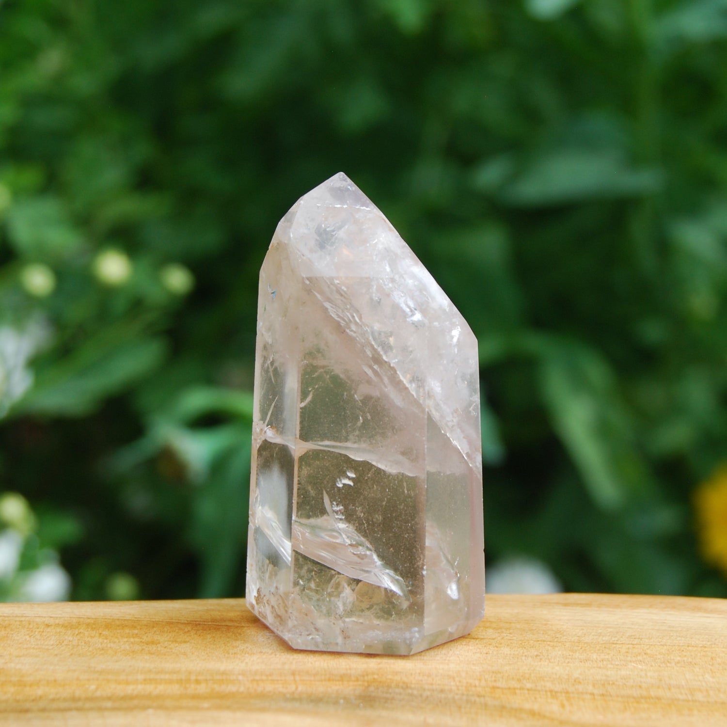 Pink Lithium Quartz Crystal Tower