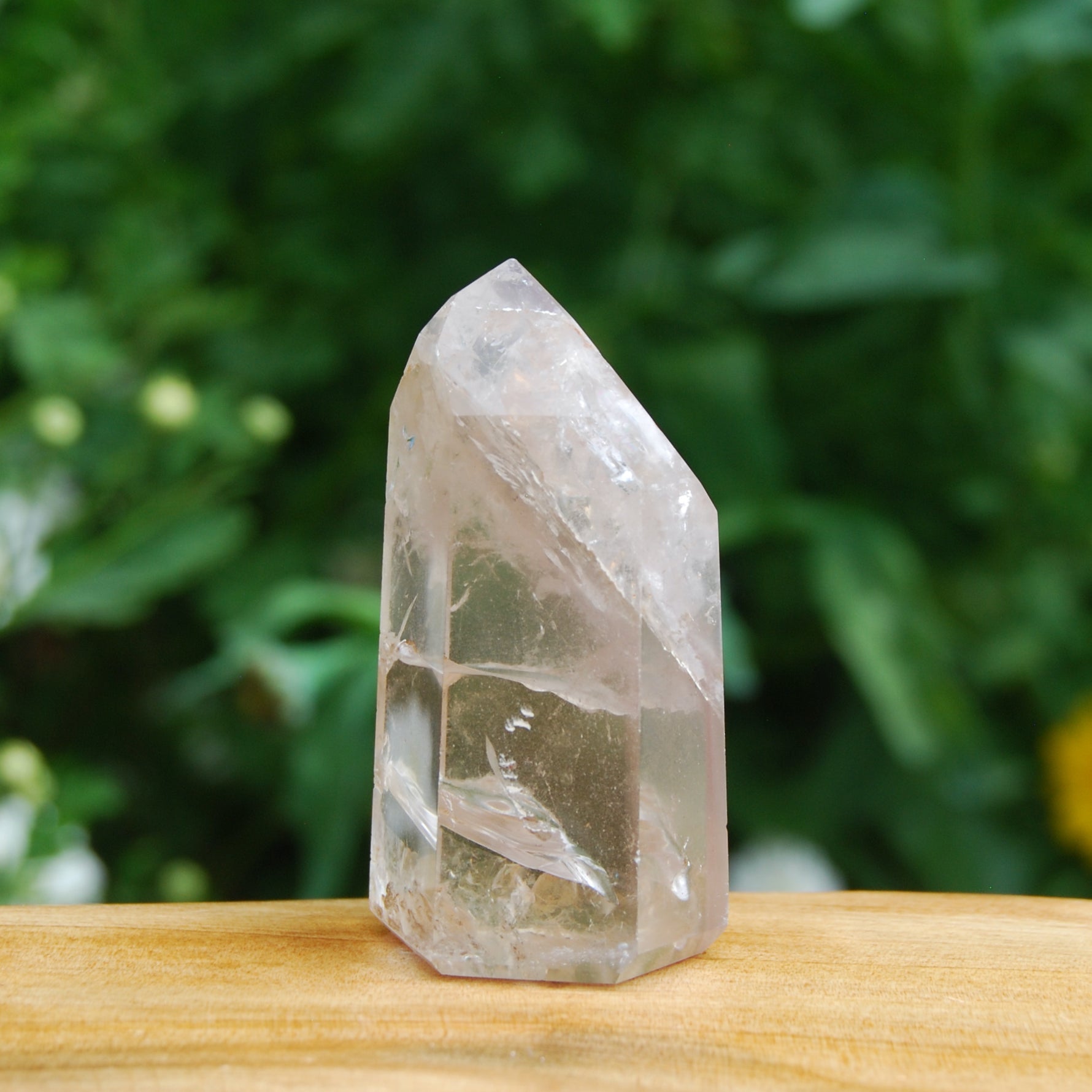 Pink Lithium Quartz Crystal Tower