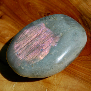 Purple Labradorite Crystal Palm Stone