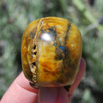 Blue Pietersite Carved Crystal Skull Realistic Gemstone Carving