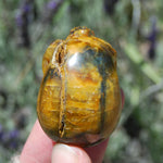 Blue Pietersite Carved Crystal Skull Realistic Gemstone Carving