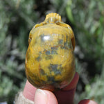 Pietersite Carved Crystal Skull Realistic Gemstone Carving