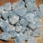 Celestite, Raw Celestite Crystal Pieces