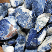Load image into Gallery viewer, Large Sodalite Crystal Tumbled Stones 
