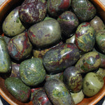 Dragon's Blood Jasper Tumbled Stones, Dragon Bloodstone, Dragon's Blood Stone 