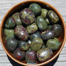Load image into Gallery viewer, Dragon&#39;s Blood Jasper Tumbled Stones, Dragon Bloodstone, Dragon&#39;s Blood Stone 
