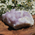 Spirit Quartz, Large Amethyst Spirit Quartz Crystal Cluster, South Africa