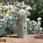 Prehnite Crystal Tower