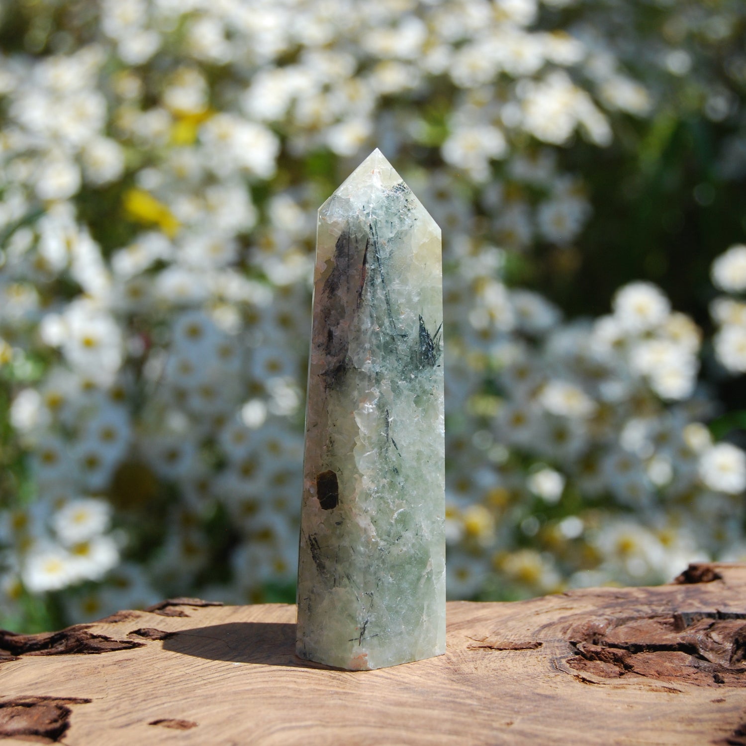Prehnite Crystal Tower