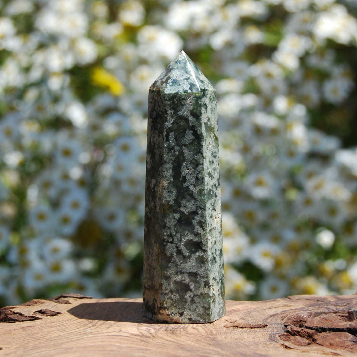 Prehnite Crystal Tower
