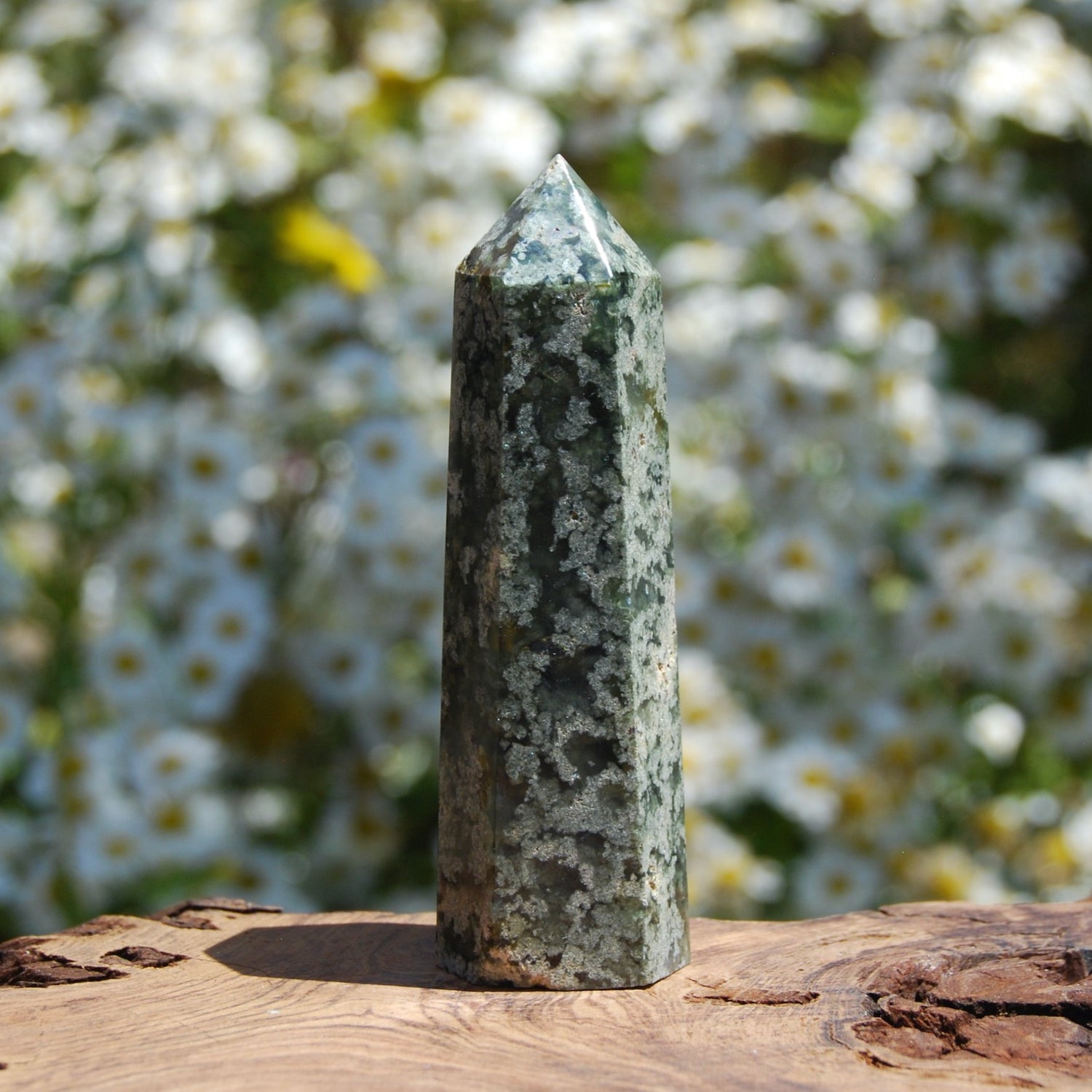 Prehnite Crystal Tower