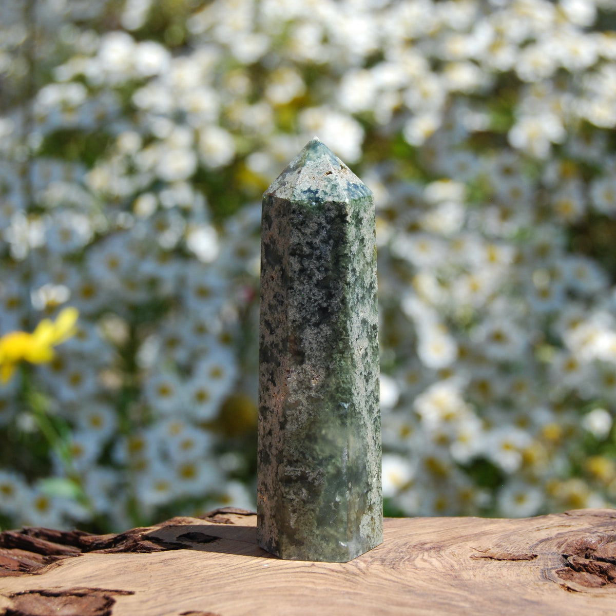 Prehnite Crystal Tower