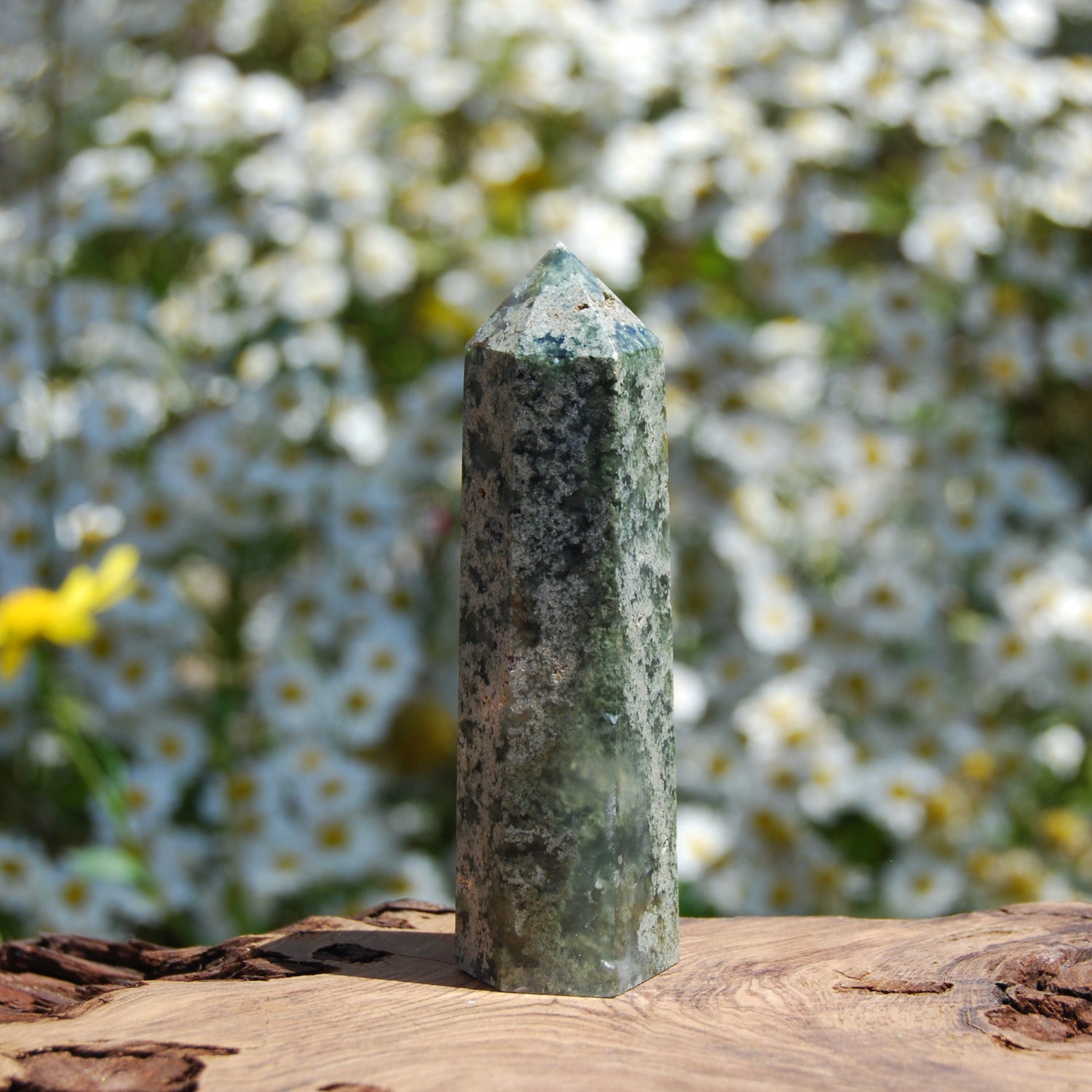 Prehnite Crystal Tower