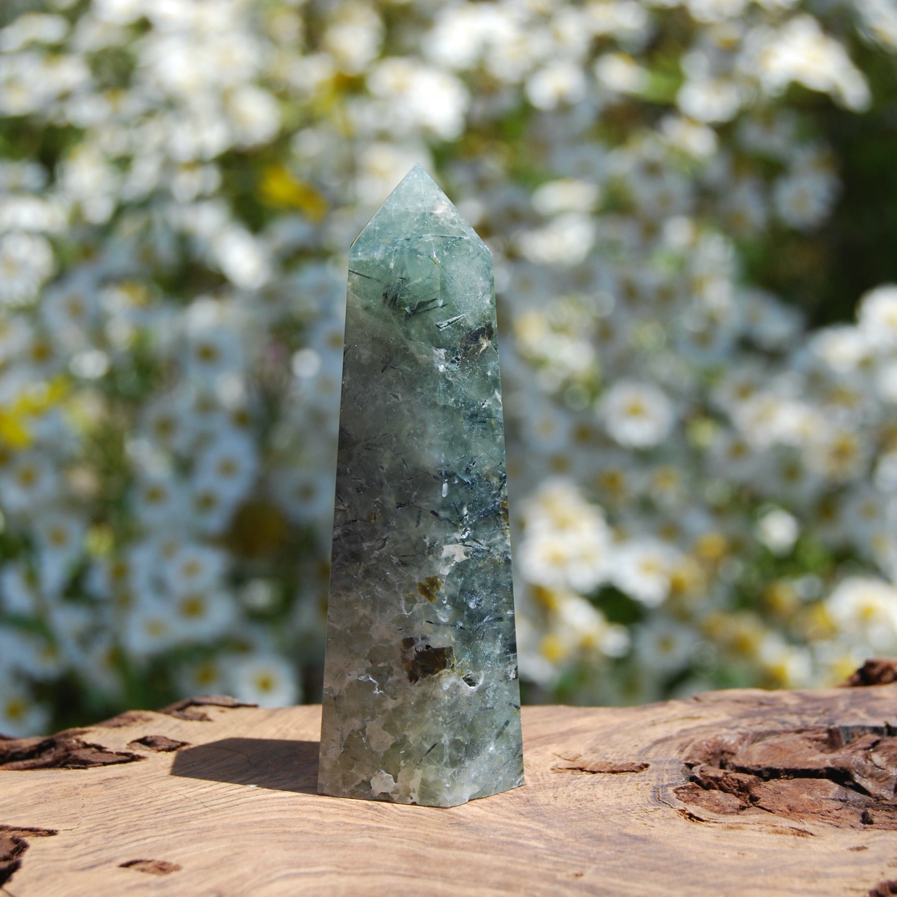 Prehnite Crystal Tower