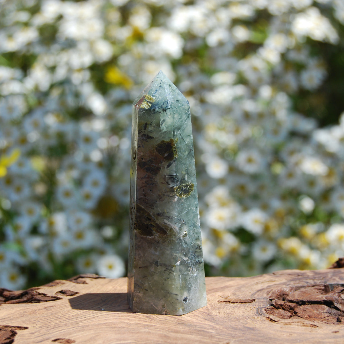 Prehnite Crystal Tower