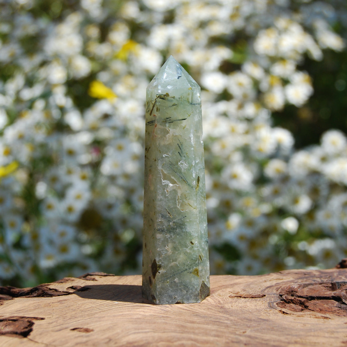 Prehnite Crystal Tower