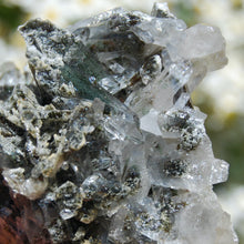 Load image into Gallery viewer, Chlorite Silver Quartz Crystal Cluster, Corinto Brazil
