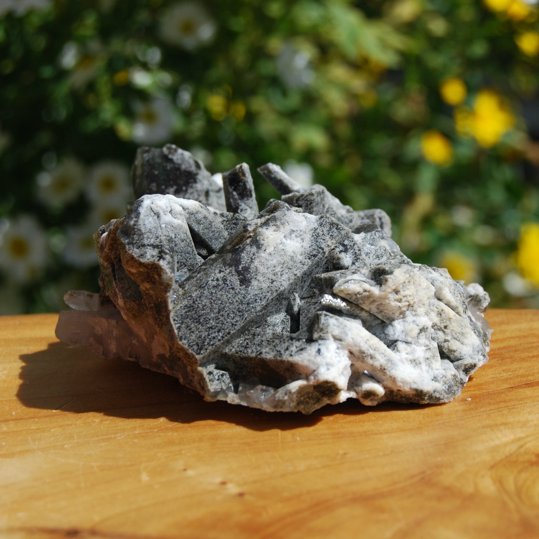 Chlorite Optical Quartz Crystal Cluster, Corinto, Brazil