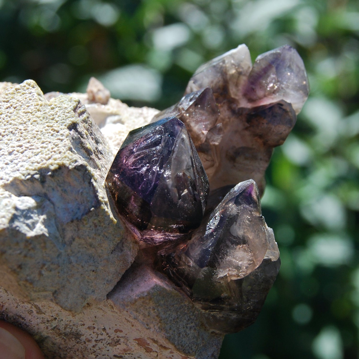 Brandberg Amethyst Elestial Crystal Cluster