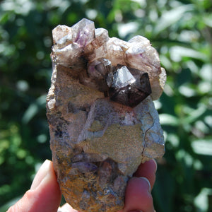Brandberg Amethyst Elestial Crystal Cluster