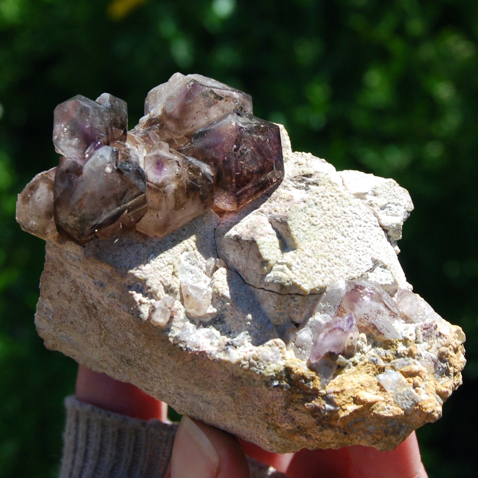 Brandberg Amethyst Elestial Crystal Cluster