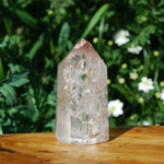 Pink Lithium Quartz Crystal Tower