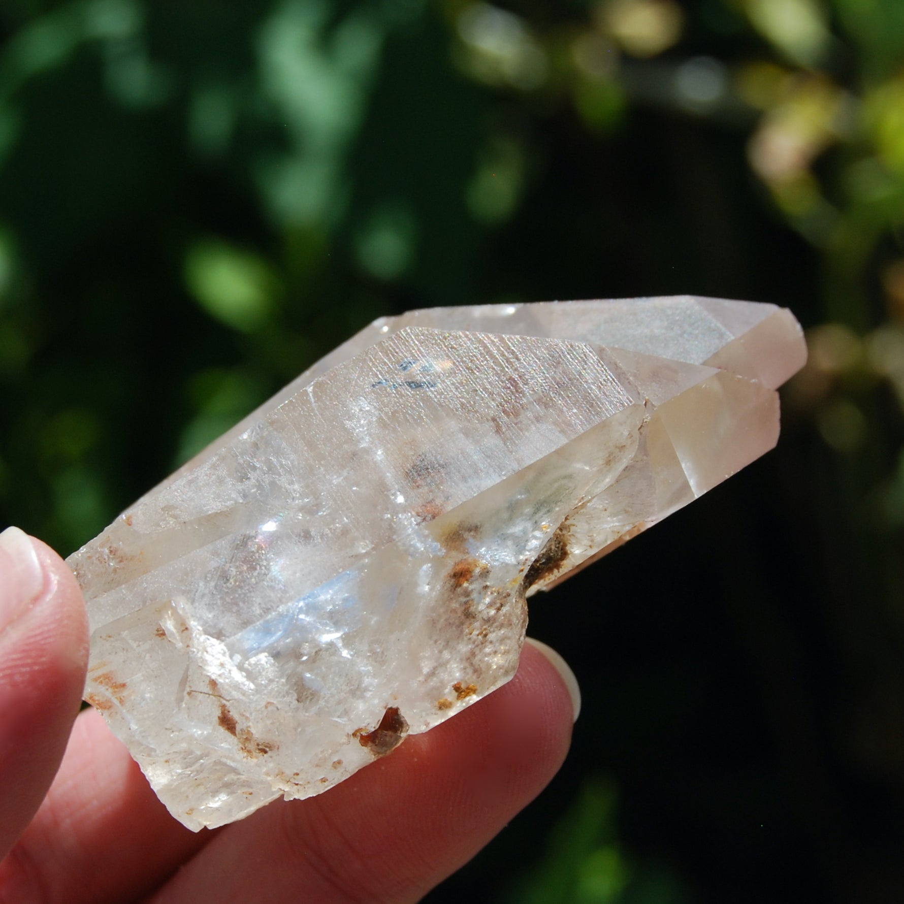 Tantric Twin Lithium Lemurian Quartz Crystal Starbrary