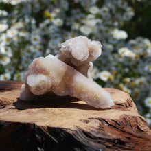 Load image into Gallery viewer, Large Fairy Quartz Crystal Cluster, Raw Spirit Quartz Druzy, South Africa
