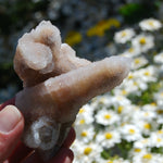 Large Fairy Quartz Crystal Cluster, Raw Spirit Quartz Druzy, South Africa