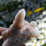 Large Fairy Quartz Crystal Cluster, Raw Spirit Quartz Druzy, South Africa