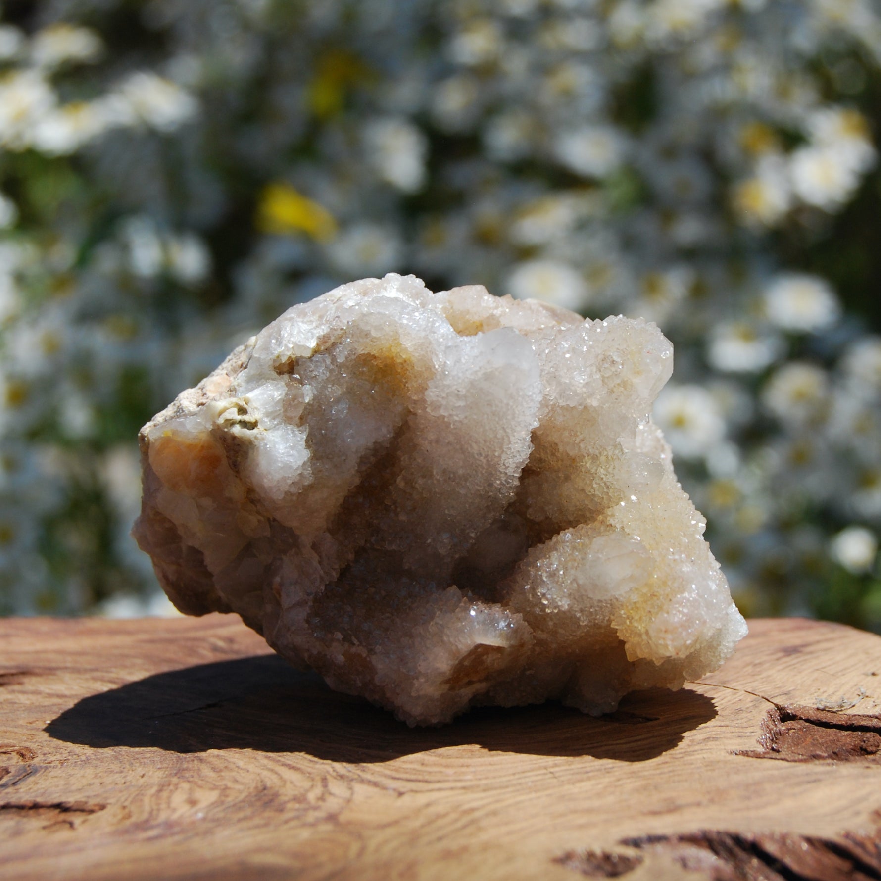 Large Fairy Quartz Crystal Cluster, Raw Spirit Quartz Druzy, South Africa