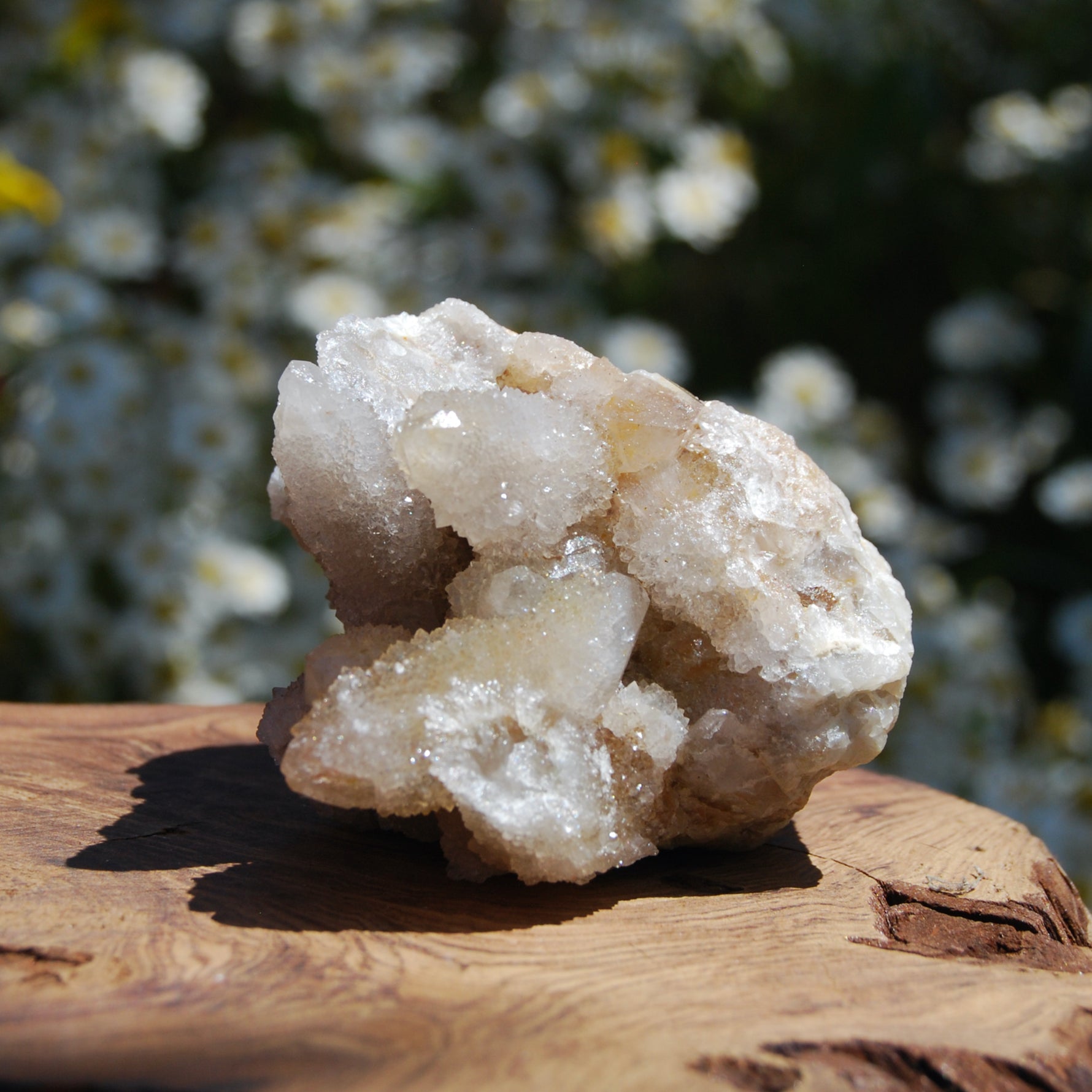 Large Fairy Quartz Crystal Cluster, Raw Spirit Quartz Druzy, South Africa