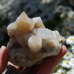 Large Fairy Quartz Crystal Cluster, Raw Spirit Quartz Druzy, South Africa